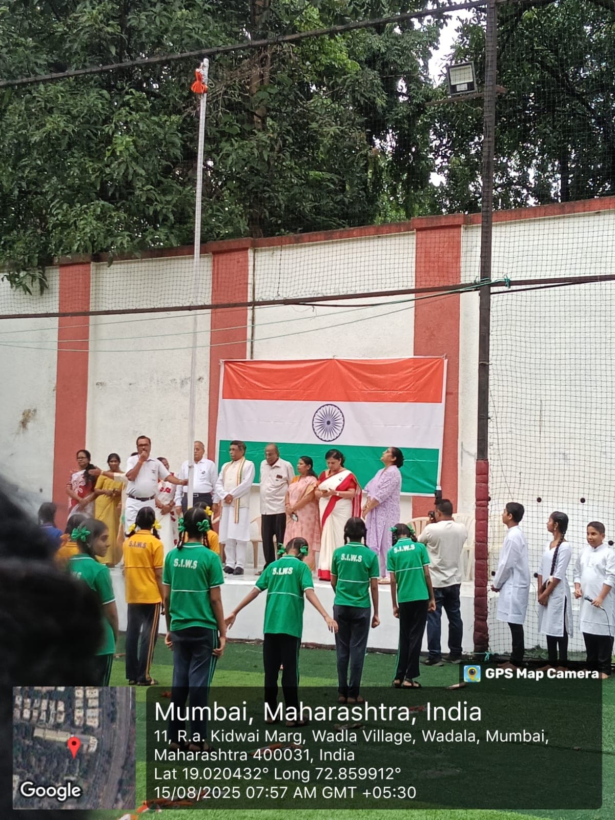 The Independence Day programme on the college ground, 2025.