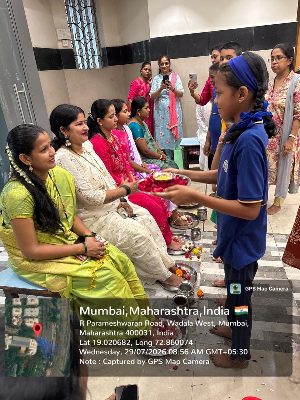 Students and staff at a Secondary School event.