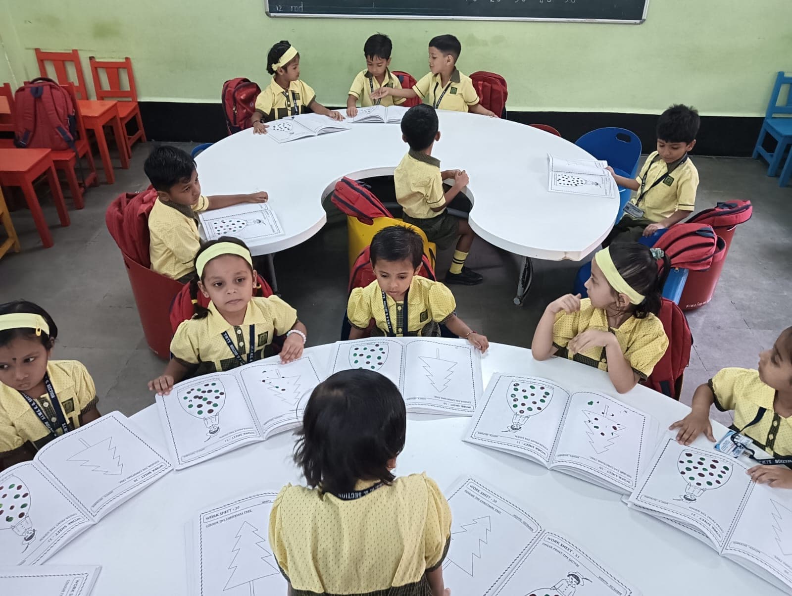 Activities photos at SIWS Kindergarten.