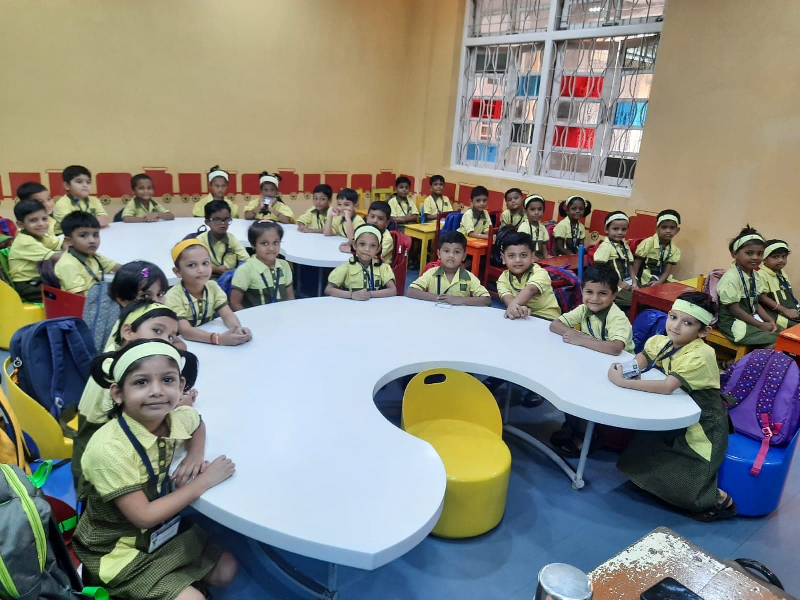 Classroom campus images at SIWS Kindergarten.