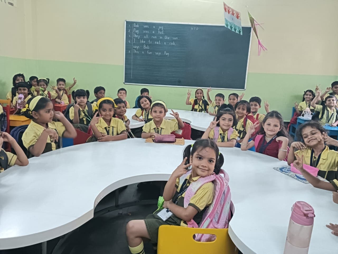 Classroom campus images at SIWS Kindergarten.