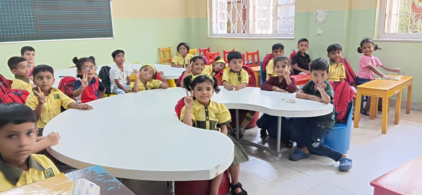 Classroom campus images at SIWS Kindergarten.
