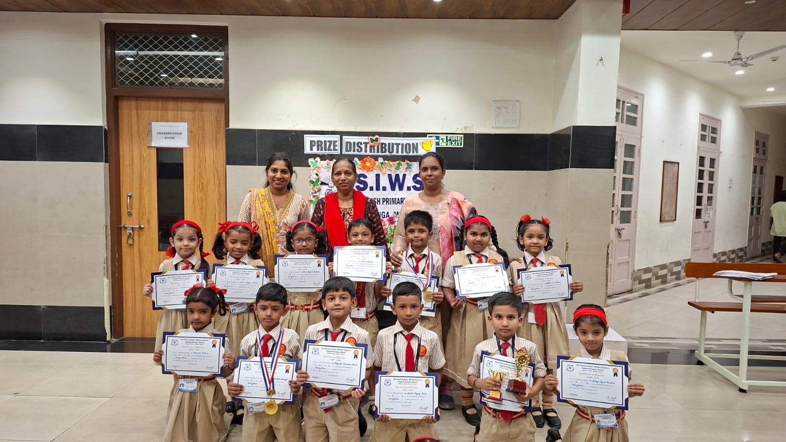 Primary pupils on the path up through the SIWS Group, from Grade 1 onwards.