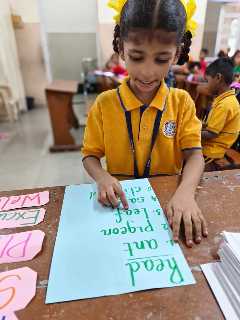 Grade 2 strengthening concepts at SIWS Primary School, Wadala campus.