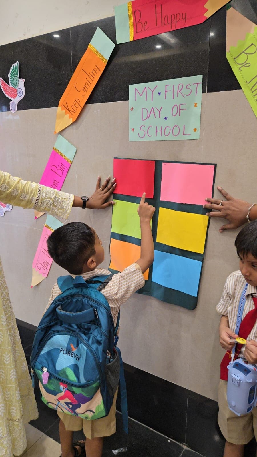 Student activities at SIWS Primary School, Wadala campus.