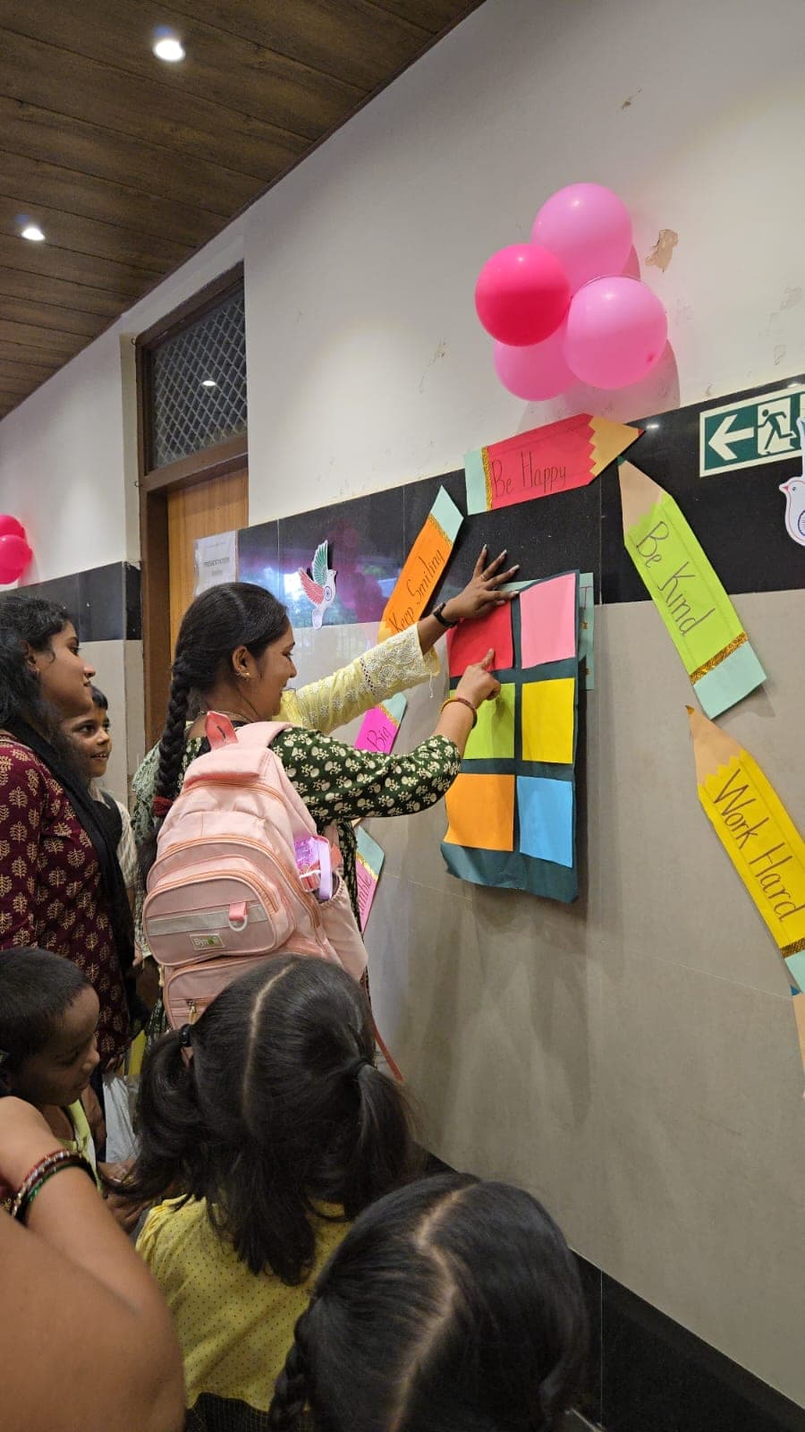 Student activities at SIWS Primary School, Wadala campus.